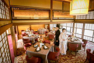 高宮庭園茶寮　重要文化財で非日常な撮影を