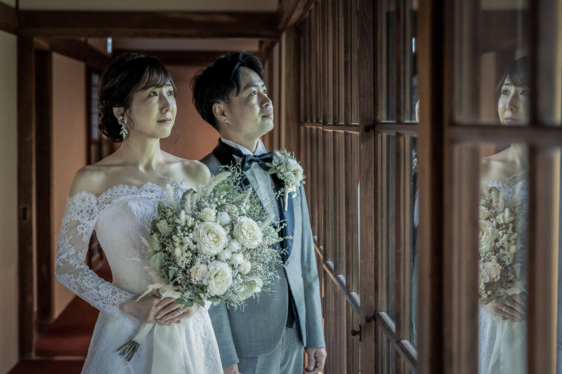 高宮庭園茶寮　ブーケがつなぐ静かに寄り添う時間