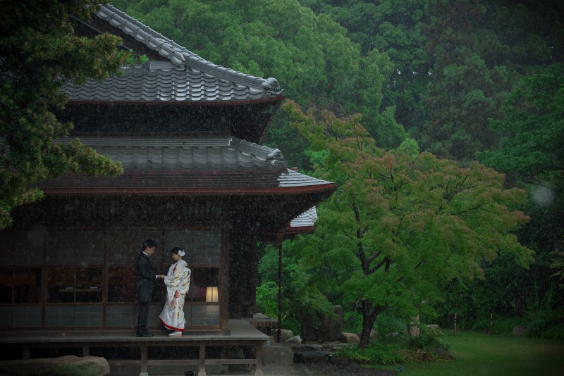 高宮庭園茶寮 雨のち、幸せ