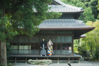 高宮庭園茶寮　10月の季節の庭園