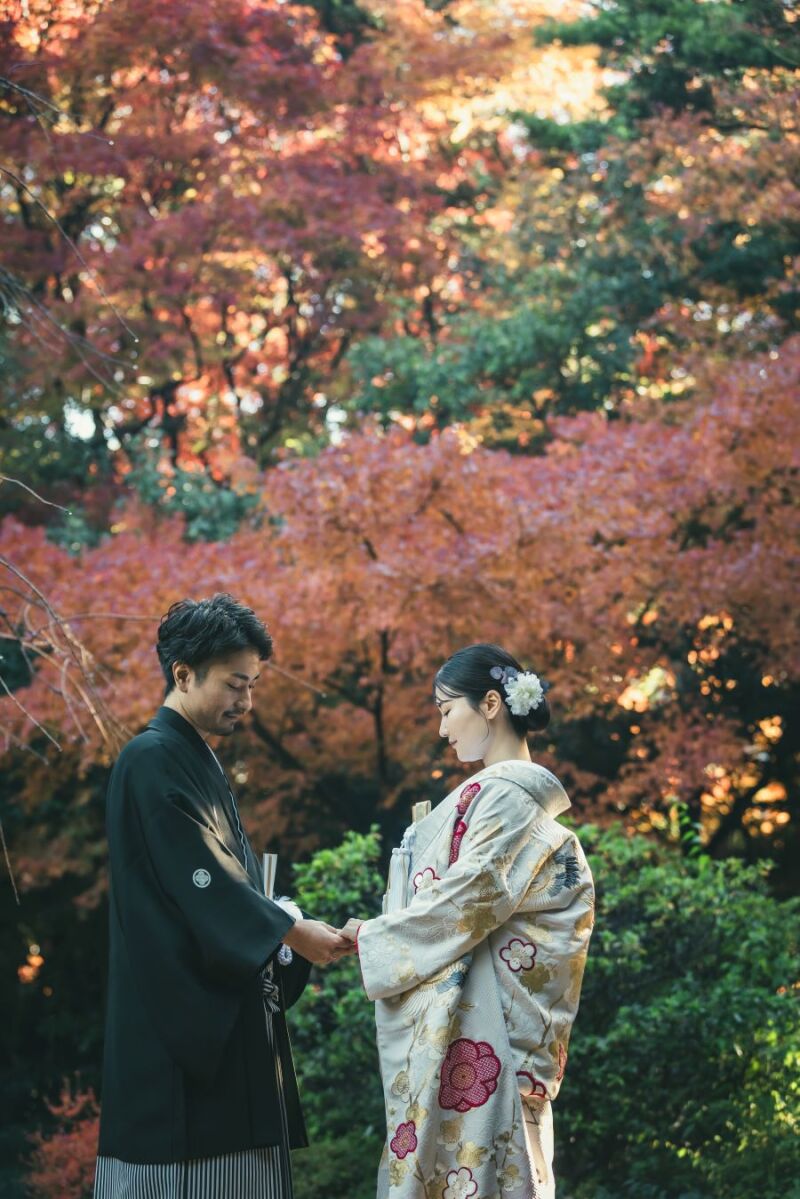 高宮庭園茶寮 紅葉の色付き