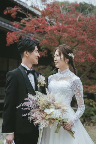 高宮庭園茶寮　ブーケに込めた想いを紡ぐ一日