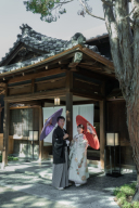 高宮庭園茶寮 お二人だけの空間を写真に