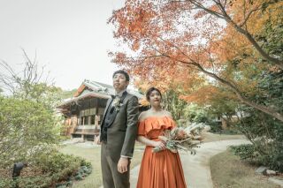 高宮庭園茶寮　秋うららかな景色の中で