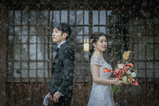 高宮庭園茶寮 風情のある一枚を