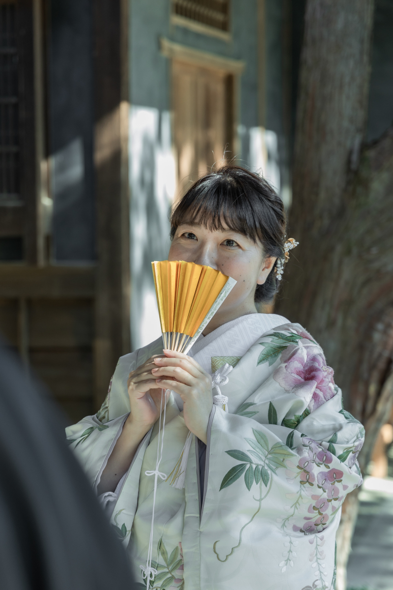 高宮庭園茶寮 お二人だけの空間を写真に