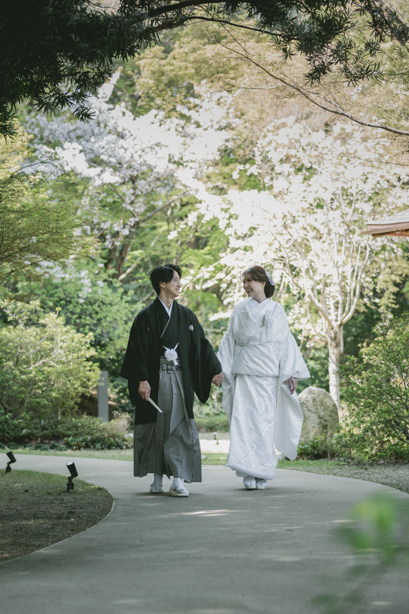 高宮庭園茶寮　春の芽吹きに包まれた一日