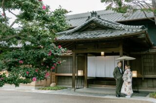 冬のお花と共に