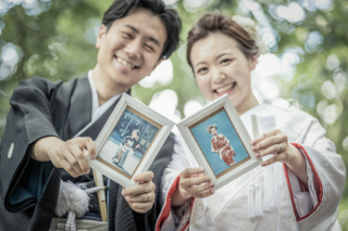 高宮庭園茶寮　成長を感じる1枚を