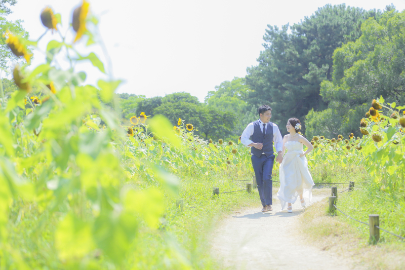 万博記念公園で夏ロケ！