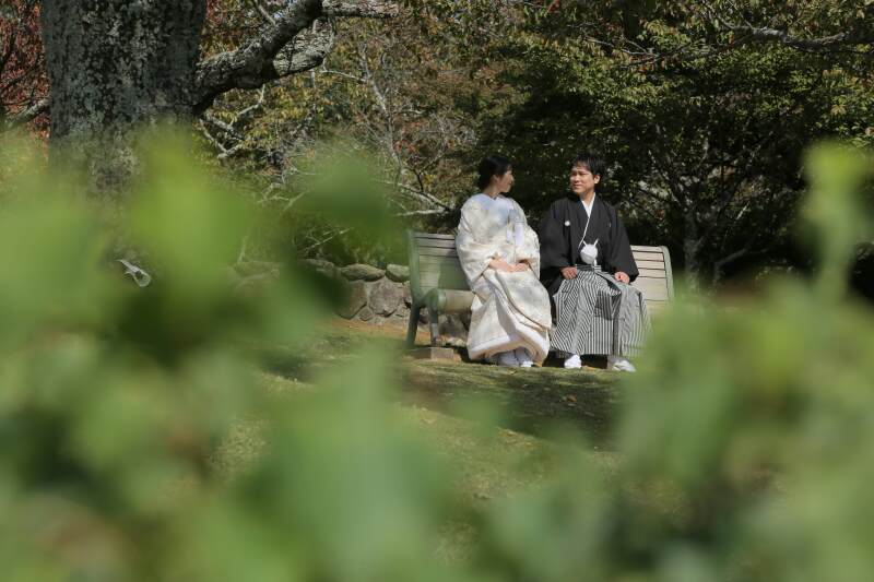 若草山でロケーション撮影
