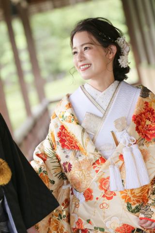 ゆるふわヘア×金箔