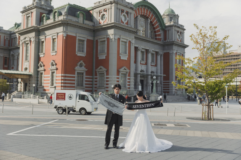 中之島での洋装ロケーション♡