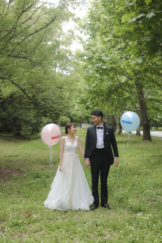 可愛いアイテムを使った撮影♪