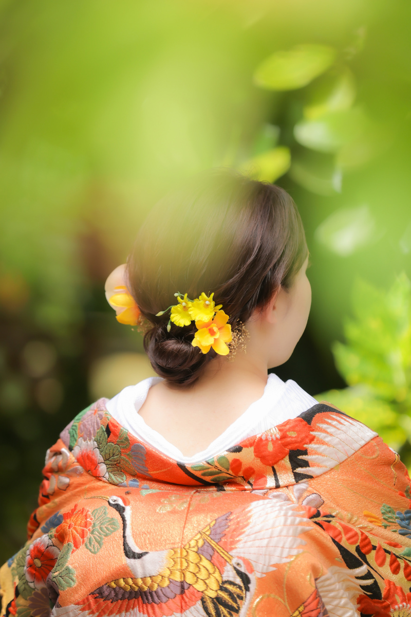【スタジオTVBなんばパークス店】洋装和装ヘアチェンジのご紹介