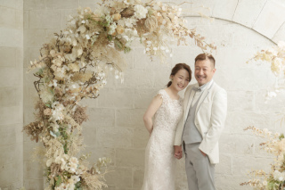 屋内庭園スタジオとチャペルスタジオでの撮影風景♪