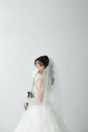 ベールを使ったウェディングスタイル˚✧₊⁎