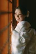 和装ヘアメイク！綿帽子もかぶって雰囲気チェンジ！