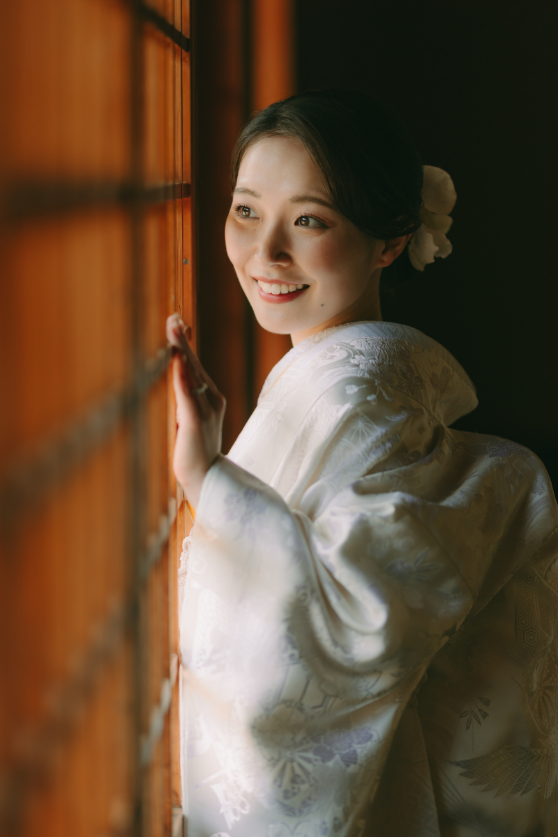 和装ヘアメイク！綿帽子もかぶって雰囲気チェンジ！