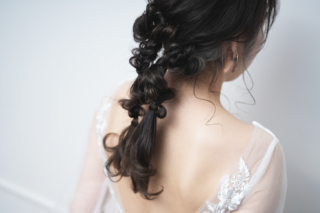 編みおろしヘア♪