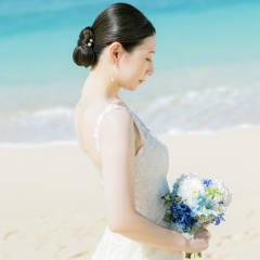 つるんとシニヨンスタイル