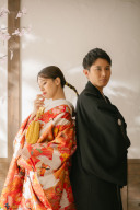 タイトヘアと桜