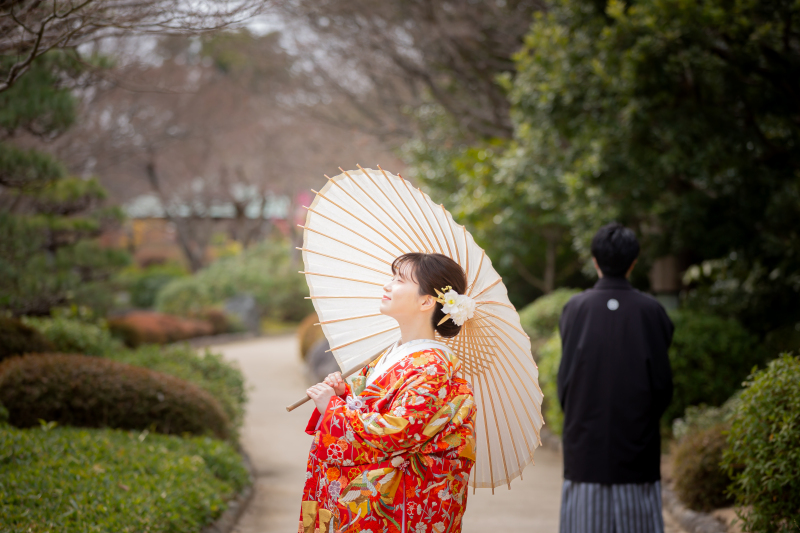 和装も洋装も出来る、大仙公園