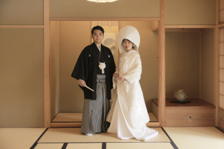 日本庭園と竹林と和室 奈良の贅沢撮影