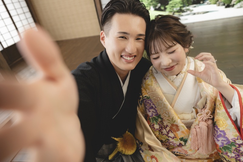 カメラマンも一緒に、笑顔全開!