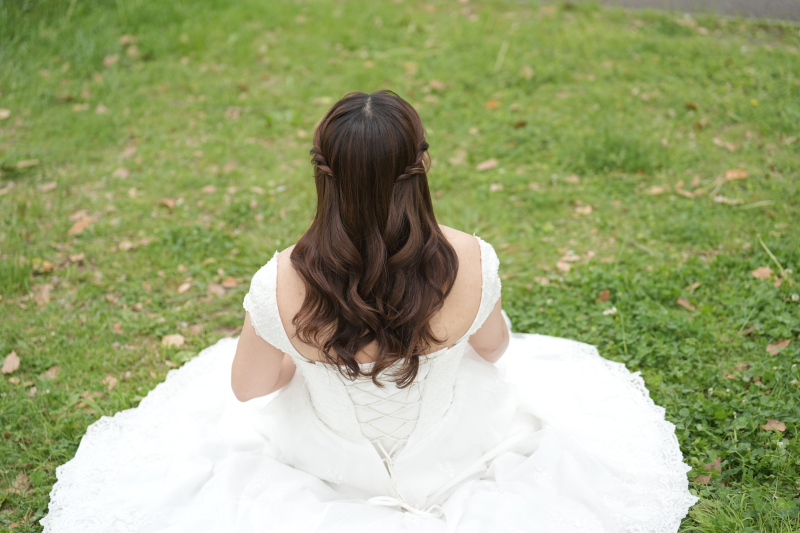 洋装ヘアアレンジ