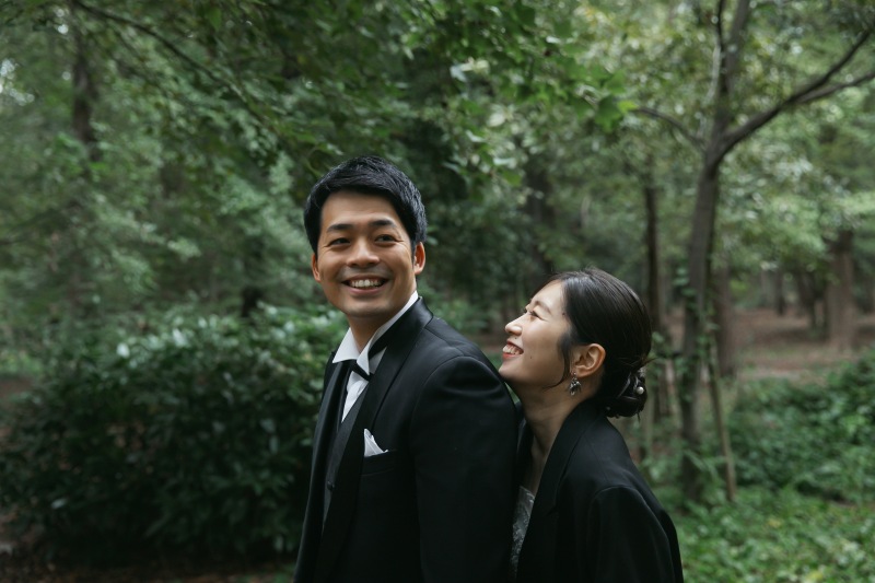 緑の洋装ロケーション