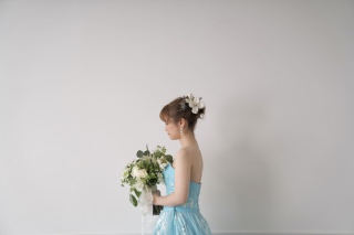 お気に入りのカラーでカラードレス撮影♪