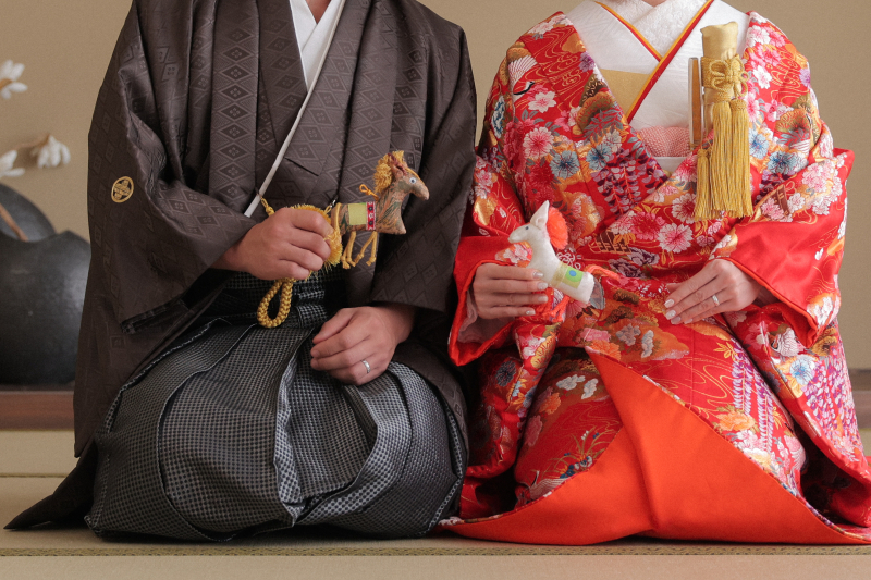 和装も洋装もお二人らしさ全開！