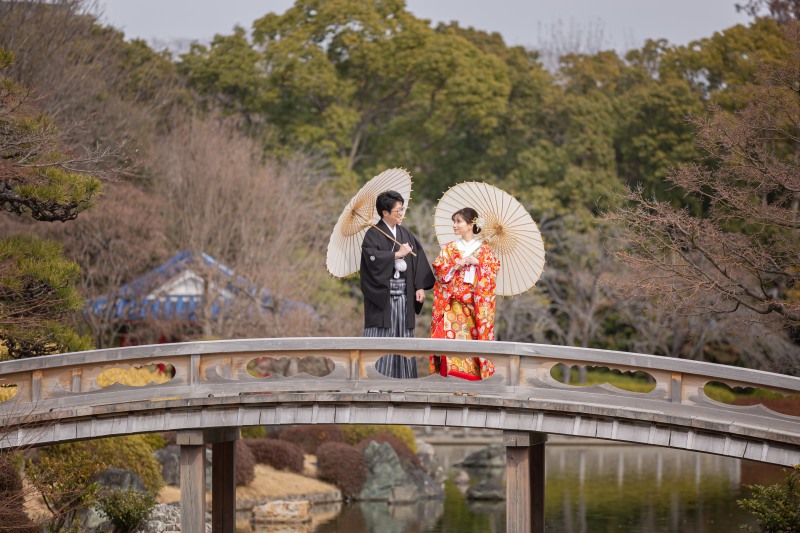 和装も洋装も出来る、大仙公園