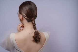 洋装タイトヘアアレンジ♪