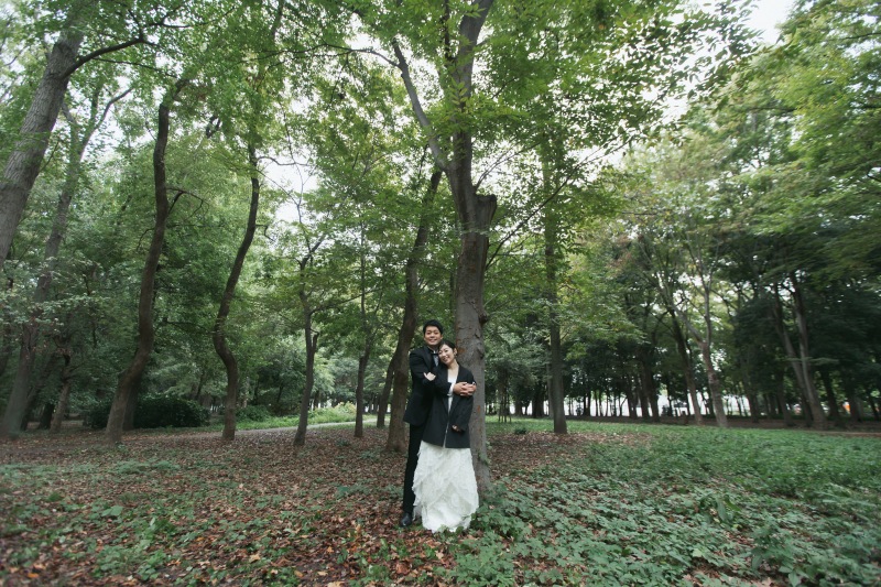 緑の洋装ロケーション