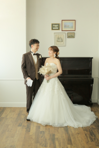 洋装と和装でのスタジオ撮影♪