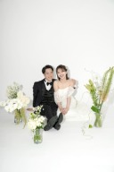 お花に囲まれた洋装スタジオPLUS撮影！