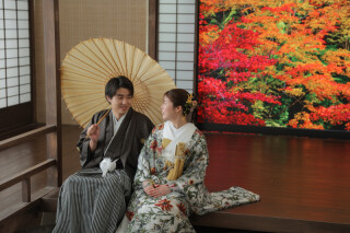 和装＋洋装のダブル撮影に密着！屋内庭園＆チャペルスタジオ