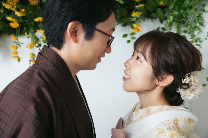 和装でのハウス撮影♪