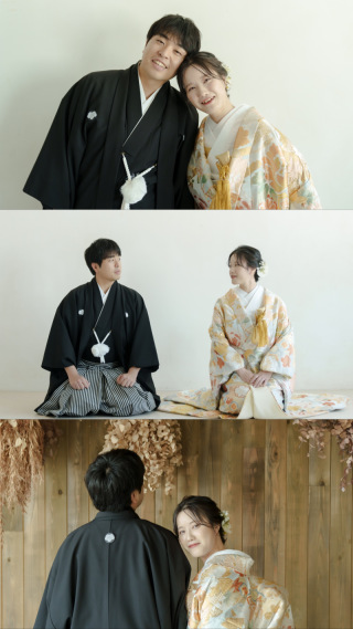 奈良での和装スタジオ、洋装ロケーション撮影・:.:+