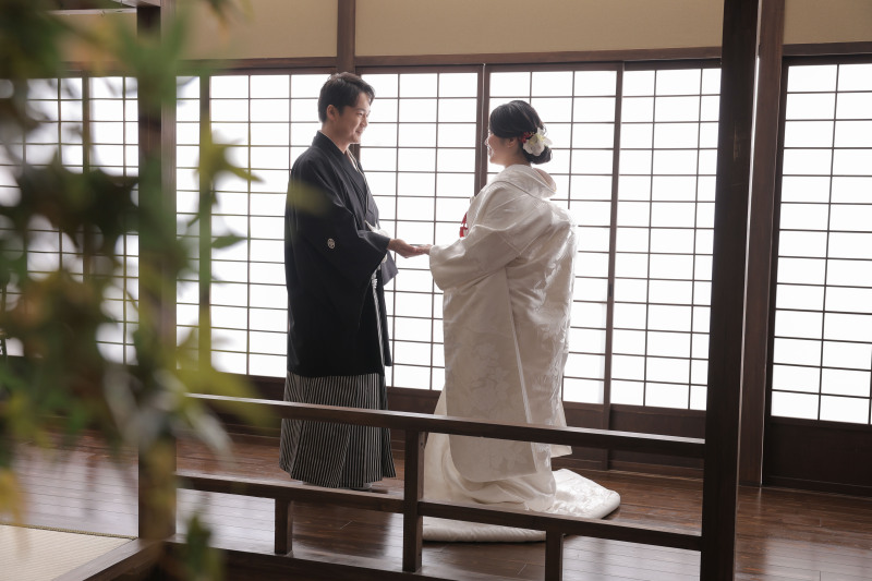 和装屋内庭園