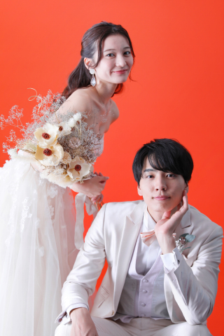 スタジオ撮影～カラー背景～