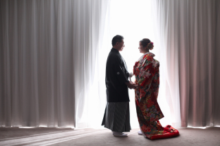 光と影の幻想的なお写真