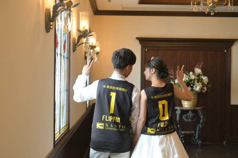 小物をつかってお二人らしさを演出