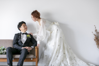 雨でも心配なし！スタジオ撮影♪