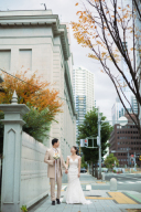 雪舞う町とお正月