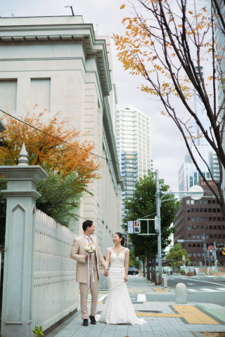 雪舞う町とお正月