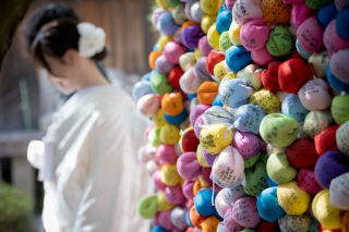 ウェディングドレスで歩く京都