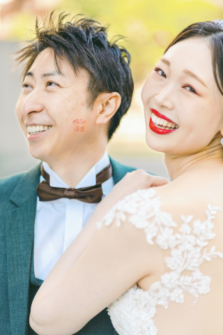 自然な笑顔で・・